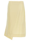 Jil Sander Satin Skirt With Side Slit