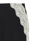 Jil Sander Organza Lace Wool Skirt