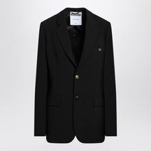  Moschino Black single-breasted jacket