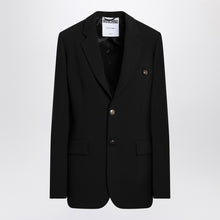  Moschino Black single-breasted jacket