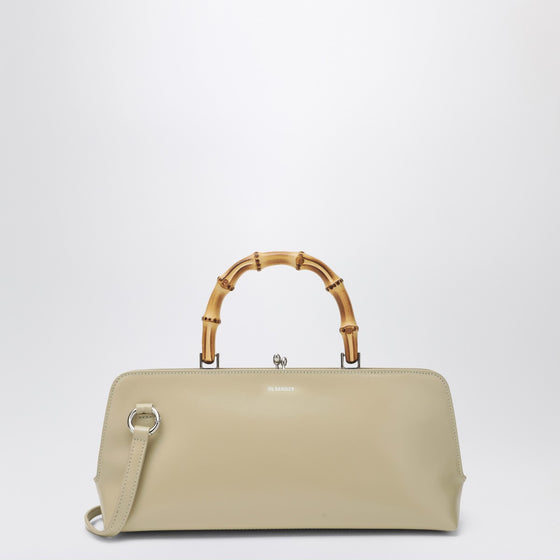 Jil Sander Small Goji Bamboo bag in almond colour