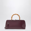 Jil Sander Small Goji Bamboo bag in burgundy