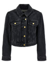 Ganni Cropped Denim Jacket