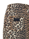 Ganni Animal Print Long Skirt