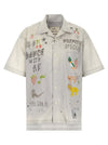 Maison Mihara Yasuhiro Graffiti Print Shirt