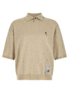 Maison Mihara Yasuhiro Embroidery Polo Shirt