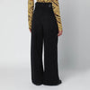 GANNI Black washed-effect baggy jeans