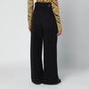 GANNI Black washed-effect baggy jeans