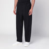Jil Sander Black technical gabardine trousers