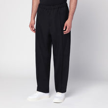  Jil Sander Black technical gabardine trousers