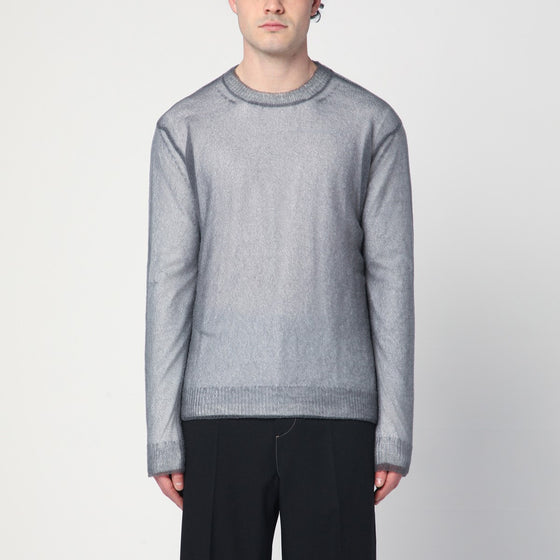 Jil Sander Grey jumper with layered design