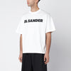 Jil Sander White boxy T-shirt with logo