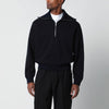 Jil Sander Navy blue half-zip sweatshirt