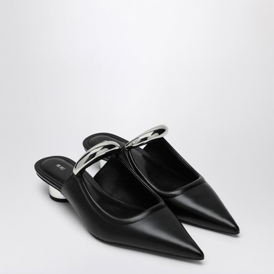 JW PEI Sabot Helena perforated black