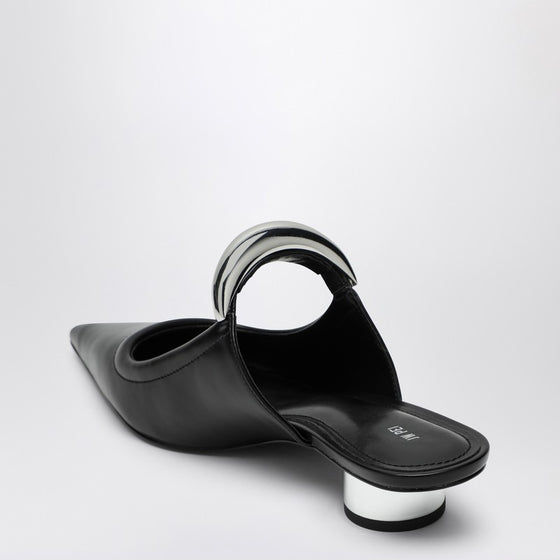 JW PEI Sabot Helena perforated black