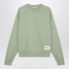 Jil Sander Apple green cotton crew-neck sweatshirt