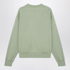 Jil Sander Apple green cotton crew-neck sweatshirt