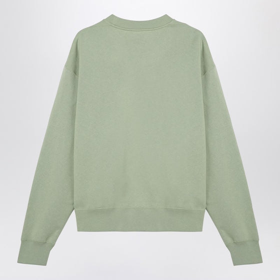 Jil Sander Apple green cotton crew-neck sweatshirt
