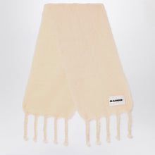  Jil Sander Pale pink mohair blend scarf