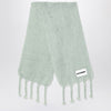 Jil Sander Pale green mohair blend scarf