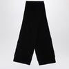 Jil Sander Black wool scarf