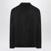 LEMAIRE Black overshirt jacket in wool blend