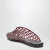 SENSO Jacey mesh rubber clogs in aubergine