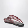 SENSO Jacey mesh rubber clogs in aubergine