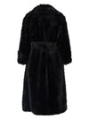 B&B Couture Jackie Eco-fur Trench Coat