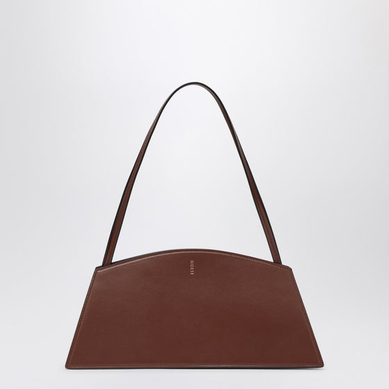 Noesi Jade dark brown leather bag