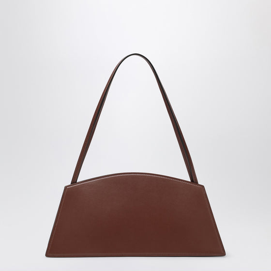 Noesi Jade dark brown leather bag