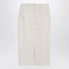 Margaux Lönnberg White Jagger midi skirt