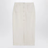 Margaux Lönnberg White Jagger midi skirt