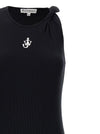J.w.anderson Logo Ribbed Dress