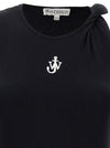 J.w.anderson Logo Ribbed Dress