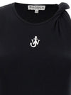 J.w.anderson Logo Ribbed Dress