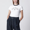 Patou White T-shirt with embroidered logo