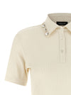 Fabiana Filippi Crystal Collar Polo Shirt