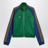 adidas x Brain Dead Green/blue zip sweatshirt with logo