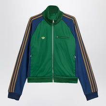  adidas x Brain Dead Green/blue zip sweatshirt with logo