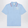 adidas by Wales Bonner Light blue polo shirt with logo