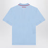 adidas by Wales Bonner Light blue polo shirt with logo