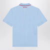 adidas by Wales Bonner Light blue polo shirt with logo