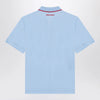 adidas by Wales Bonner Light blue polo shirt with logo