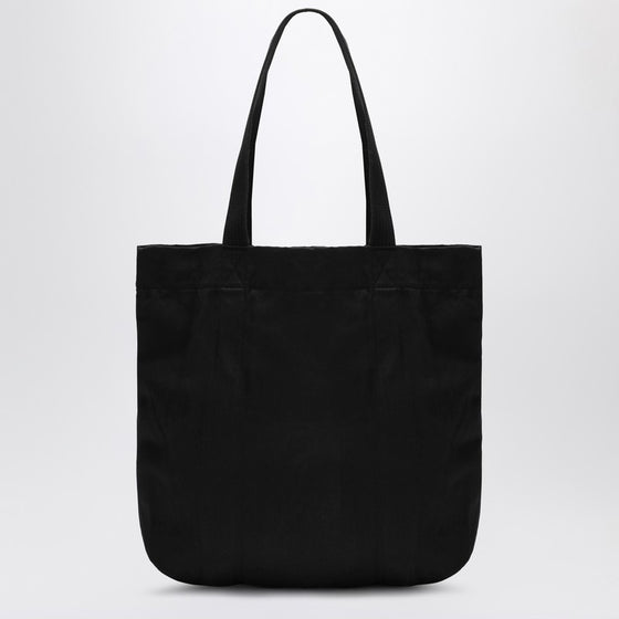 adidas Y-3 Black cotton tote bag with logo
