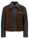 Marni Leather And Suede Jacket