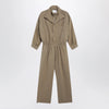 The Frankie Shop Camel Marvin jumpsuit in linen blend