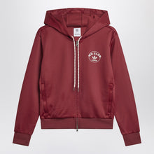  adidas by Wales Bonner Bordeaux hooded sweatshirt in cotton blend