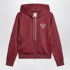 adidas by Wales Bonner Bordeaux hooded sweatshirt in cotton blend