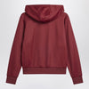 adidas by Wales Bonner Bordeaux hooded sweatshirt in cotton blend